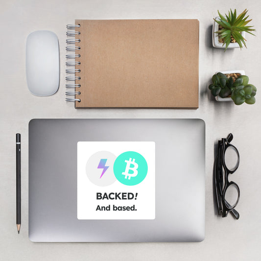 Backed/Based Sticker - Square