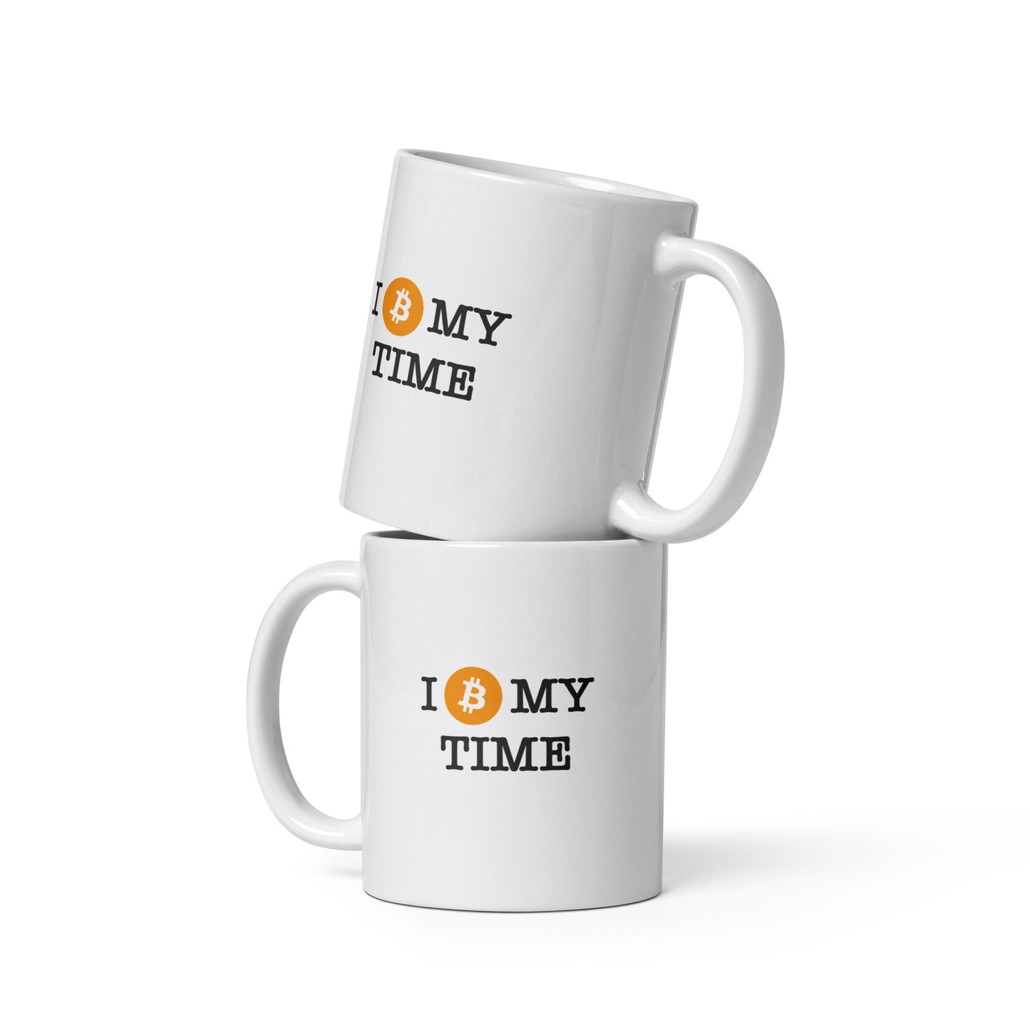 I Bitcoin my time mug