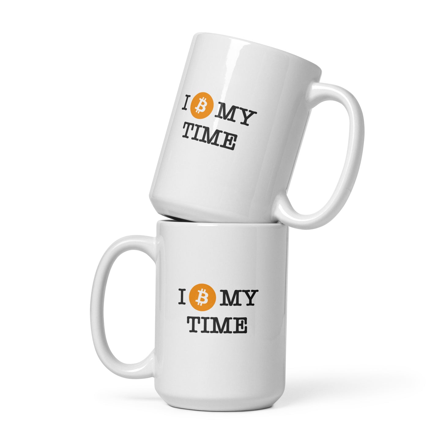 I Bitcoin my time mug