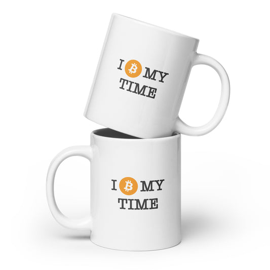 I Bitcoin my time mug